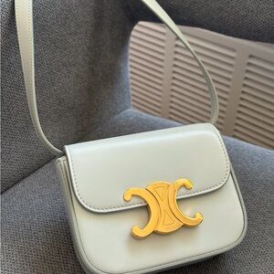 Celine Shiny Calfskin Claude Mini Shoulder Bag